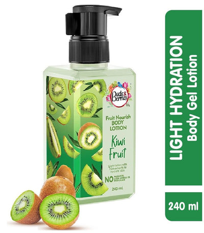 Buds & Berries Kiwi Fruit Extracts Body Lotion for Soothing Moisturization, All Skin Types
