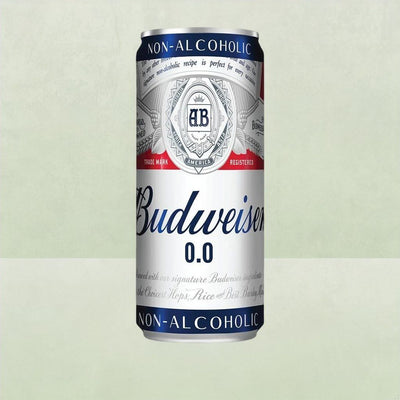 Budweiser 0 Non Alcoholic Beer Can