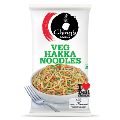 Ching's Secret Veg Hakka Noodles | Cooks In 5-7 mins | Just Soak and Drain