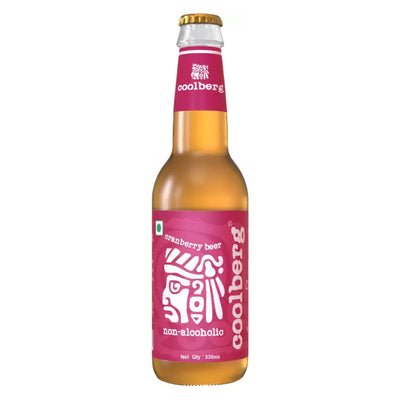 Coolberg Cranberry Non Alcoholic Beer Glass Bottle