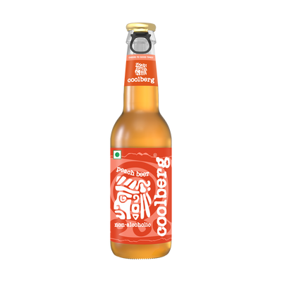 Coolberg Peach Non Alcoholic Beer Glass Bottle
