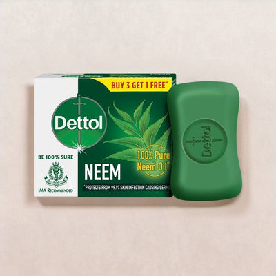 Dettol Neem Bathing Soap Bar With Pure Neem Oil