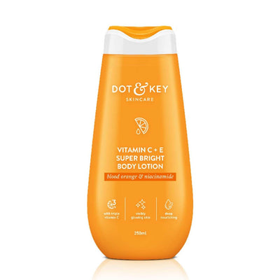 Dot & Key Vitamin C + E Super Bright Body Lotion for Deep Nourishing & Visibly Glowing Skin