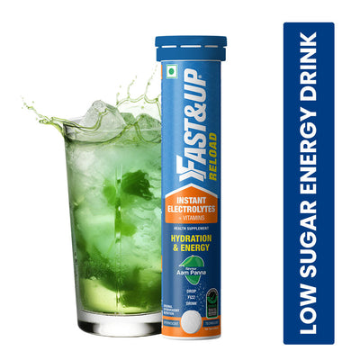 Fast&Up Reload Aam Panna Instant Energy Drink 5 Essential Electrolytes