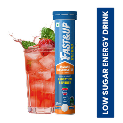 Fast&Up Reload Berry Instant Energy Drink 5 Essential Electrolytes