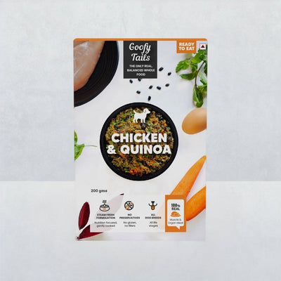 Goofy Tails Chicken and Quinoa Fresh Food for Dogs and Puppies