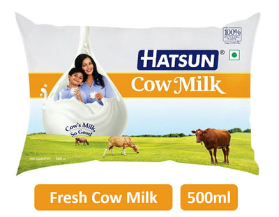 Hatsun Toned Fresh Cow Milk (Pouch)