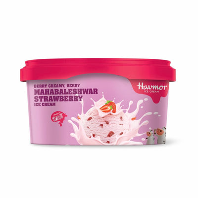 Havmor Mahabaleshwar Strawberry 500 Ml Tub