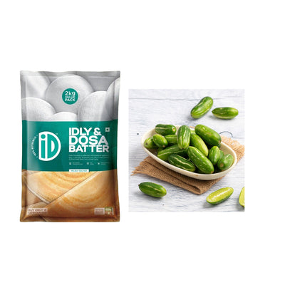 Id Idli & Dosa Batter 2.0 Kilogram(1pc) & Coccinia(1pc) Combo