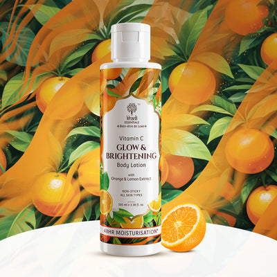 Khadi Essentials Vitamin C Brightening Body Lotion With Lemon & Orange Extract
