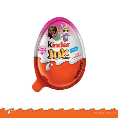 Kinder Joy Chocolate Snack With Surprise Pink