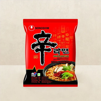 Korean Nongshim Shin Ramyun Noodle Soup Veg