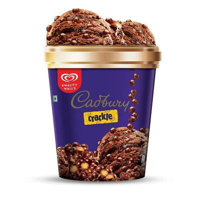 Kwality Wall's Cadbury Crackle Tub