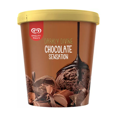 Kwality Wall's Darkly Divine Chocolate Sensation Tub