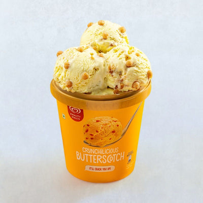 Kwality wall's Crunchilicious Butterscotch Tub