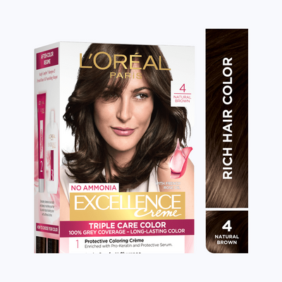 L'Oreal Excellence Creme Hair Color 4 Natural Brown