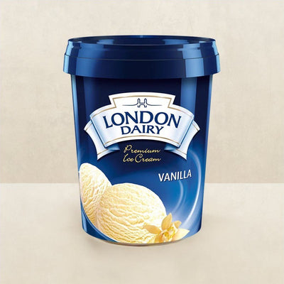 London Dairy Ice Cream Vanilla Premium Ice Cream Tub