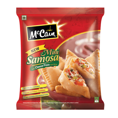 McCain New Mini Samosa With Cheese Pizza Style Filling