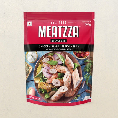 Meatzza Chicken Malai Seekh Kabab