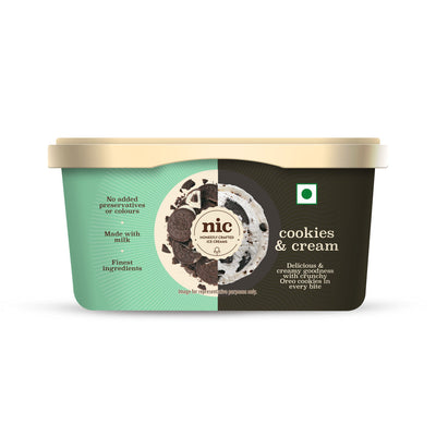 NIC Cookies N Cream Ice Cream Tub