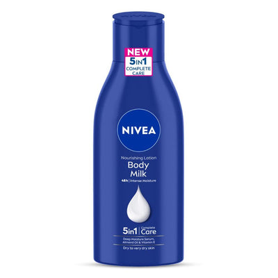 NIVEA Nourishing Body Lotion Body Milk|48 H Moisturization|2X Almond Oil|For Very Dry Skin