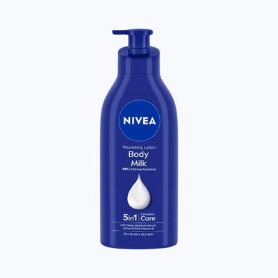 NIVEA Nourishing Body Lotion Body Milk|48 H Moisturization|2X Almond Oil|For Very Dry Skin