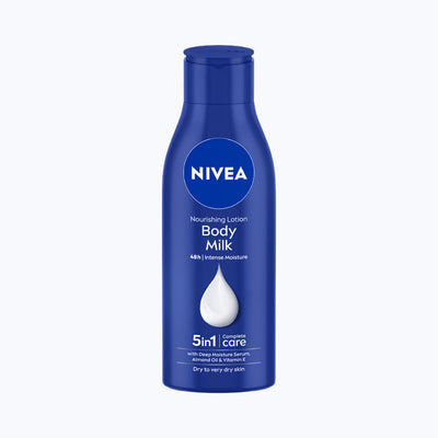 NIVEA Nourishing Body Lotion Body Milk|48 H Moisturization|2X Almond Oil|For Very Dry Skin