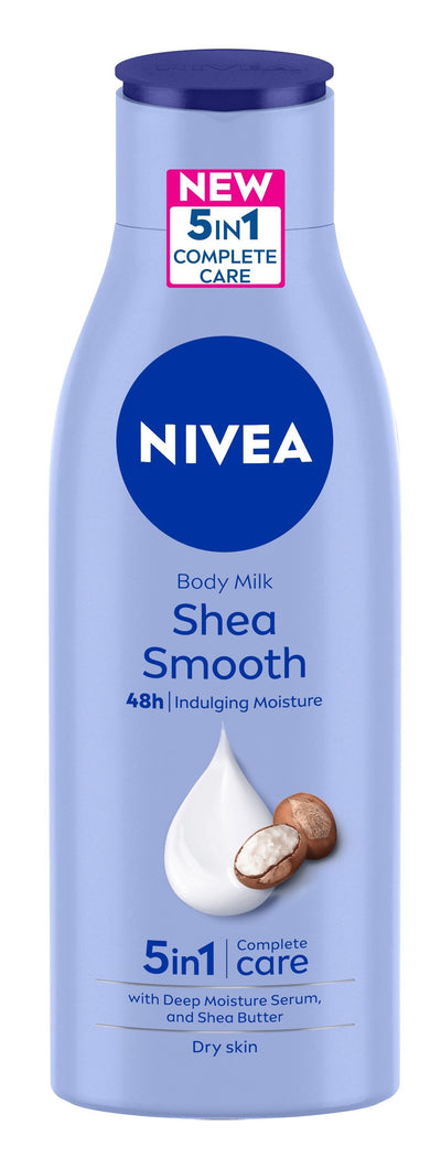 NIVEA Shea Smooth Body Lotion |48 H Moisturization|With Deep Moisture Serum|For Dry Skin