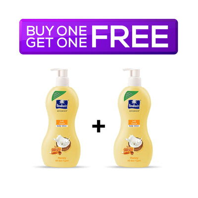 Parachute Advansed Soft Touch Body Lotion With Honey Silky Smooth Skin 400 ml Combo