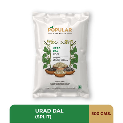 Popular Essentials Urad Dal Split | Un-Polished