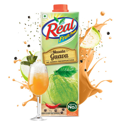 Real Fruit Power -Masala Guava Juice Tetrapack