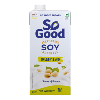 So Good Plant Based Soy Beverage Unsweetened Tetrapack
