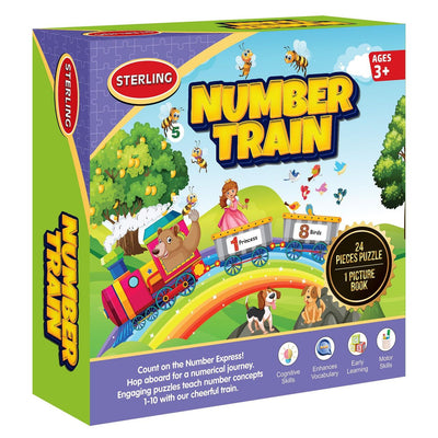 Sterling Number Train Puzzle Game