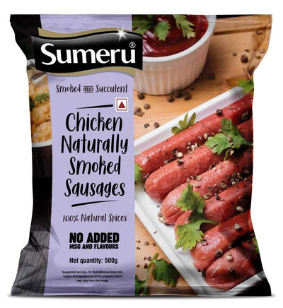 Sumeru Wassup Chicken Sausages Naturally Smoked