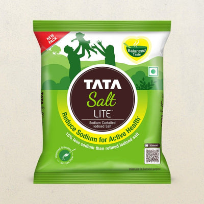 Tata Salt Lite | 15% Low Sodium Iodized Salt