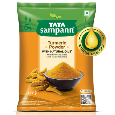 Tata Sampann Turmeric Powder With Natural Oils Haldi Powder