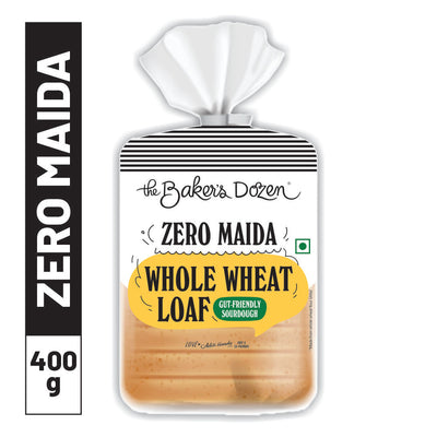 The Baker's Dozen 100% Whole Wheat Bread - No Palm Oil No Preservative