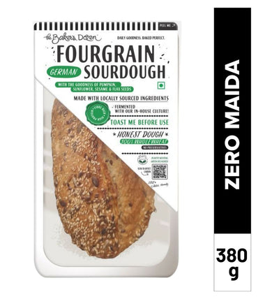 The Baker's Dozen Fourgrain Sourdough Zero Maida Gut Friendly