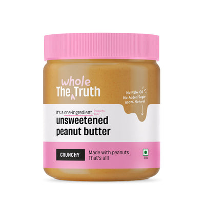 The Whole Truth Crunchy Unsweetened Peanut Butter