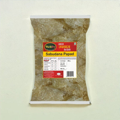 Wellfry Sabudana Papad | Upwas Papad- Fast Papad- Sendha Namak
